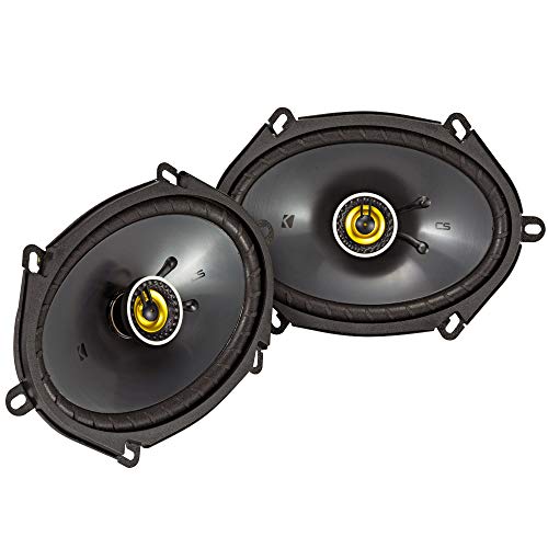 KICKER 46CSC684 - Two Pairs of CS-Series CSC68 6x8-Inch (160x200mm) Coaxial Speakers, 4-Ohm (2 Pairs)