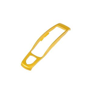 x autohaux gold tone car remote key fob case cover shell trim plastic for porsche cayenne panamera macan