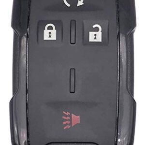 Smart Key Fob Shell Case Fit for Chevy Chevrolet Silverado Colorado GMC Sierra Canyon M3N-32337100 Keyless Entry Remote Control Car Key Fob Outer Cover (Black)