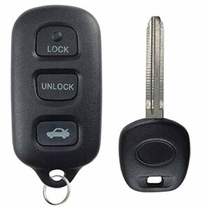 keylessoption keyless entry remote control car key fob replacement for toyota camry gq43vt14t