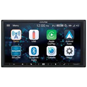 Alpine iLX-W650 2-DIN 7" Car Stereo, Apple CarPlay/Android Auto, SiriusXM Ready, AM/FM Radio & Bluetooth, PowerStack Compatible Head Unit, 6-Ch. Preamp Outputs (Stereo Only)