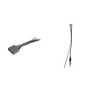 scosche ha10b wire harness to connect an aftermarket stereo receiver to select 2006 honda vehicles & metra electronics 40-hd10 factory antenna cable to aftermarket radio receivers