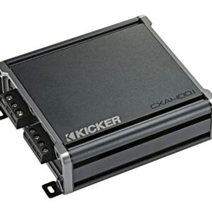 Kicker 46CXA4001 Car Audio Class D Amp Mono 800W Peak Sub Amplifier CXA400.1 (Renewed)