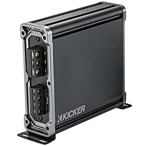 Kicker 46CXA4001 Car Audio Class D Amp Mono 800W Peak Sub Amplifier CXA400.1 (Renewed)