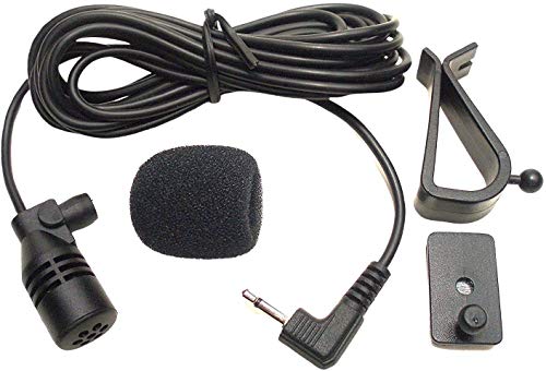 3.5mm Microphone External Mic Compatible for ATOTO A6,A6 Pro,Kenwood DMX125,DMX4707S,DMX706S,DMX7704S,DDX396, DMX7705S,JVC KW-V21BT KW-V51BT KW-V620BT KW-V820BT Car Vehicle Audio Stereo Radio GPS DVD