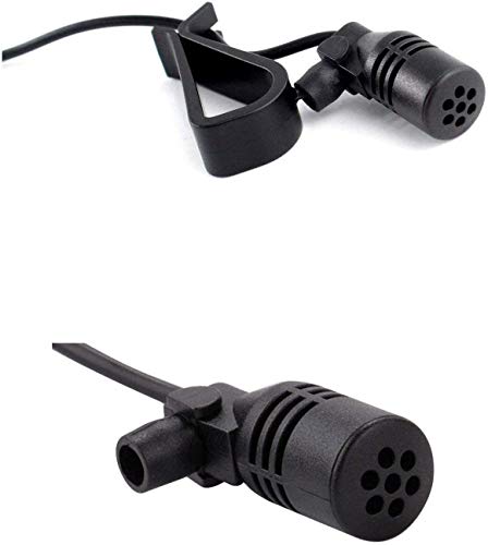 3.5mm Microphone External Mic Compatible for ATOTO A6,A6 Pro,Kenwood DMX125,DMX4707S,DMX706S,DMX7704S,DDX396, DMX7705S,JVC KW-V21BT KW-V51BT KW-V620BT KW-V820BT Car Vehicle Audio Stereo Radio GPS DVD