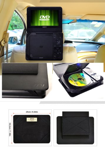 TFY Car Headrest Mount compatiable with Portable DVD Player-9 Inch