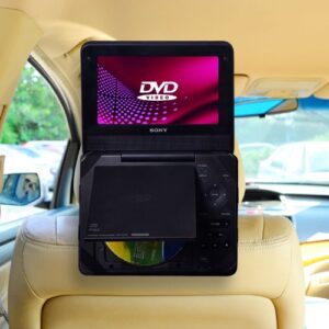 TFY Car Headrest Mount compatiable with Portable DVD Player-9 Inch