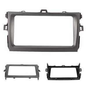 Double DIN Car Stereo Install Kit | 2Din 7in Navigation Fascias Frame Car DVD Radio Panel Trim Fits for Toyota Corolla 08‑13