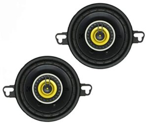 kicker csc354, cs series 3.5″ 2 way coaxial car speakers (46csc354)