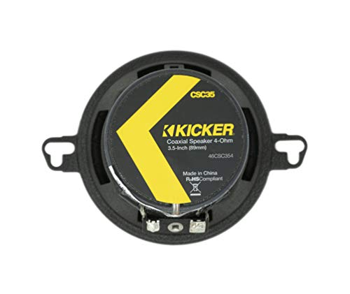 Kicker CSC354, CS Series 3.5" 2 Way Coaxial Car Speakers (46CSC354)