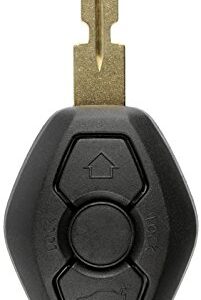 KeylessOption Keyless Entry Remote Control Car Key Fob Notch Style Replacement for BMW LX8 FZV
