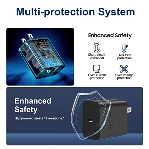 Samsung Galaxy S22 Ultra Charger，45W USB C Wall Charger Fast Charging for Samsung Galaxy S23/S23+/S23 Ultra/S22 Ultra/S22 Plus/S22/S21 Ultra/S21+/S20 Ultra/Note 20 with 6FT Type C Cable