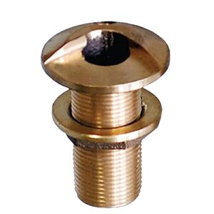 groco bronze high speed thru-hull fitting w/nut (size: 1 1/4″)