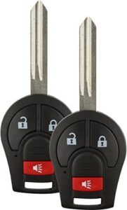discount keyless replacement uncut car remote fob key combo compatible with cwtwb1u751, id 46 (2 pack)