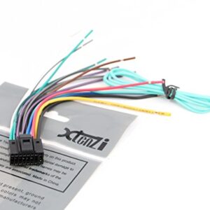 Xtenzi Car Radio Wire Harness Compatible with JVC CD DVD Navigation in-Dash - XT91022