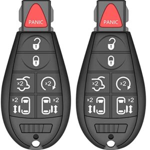 BESTHA for 2008-2015 Chrysler Town and Country 2008-2014 Dodge Grand Caravan Keyless Entry Remote Key Fob Replacement M3N5WY783X IYZ-C01C