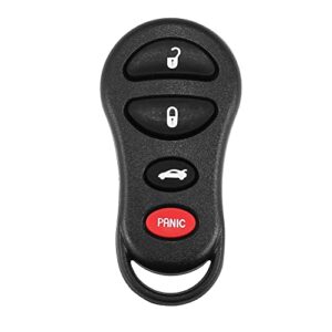 x autohaux gq43vt17t 315mhz replacement keyless entry remote car key fob for jeep liberty 02-04 for dodge stratus 01-06 for dodge intrepid 2001-2005 for chrysler concorde 2001-2004 4 button