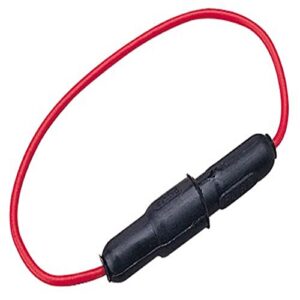 sea dog 420555-1 watertight inline fuse holder, 30 amp / 10 gauge , black