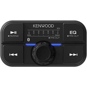 KENWOOD KAC-M5024BT Compact 4-Channel 600 Watt Car Amplifier with Bluetooth Streaming. Built for Marine, ATV and Powersport Applications. Waterproof, Dustproof, Rust Proof and Vibration Proof