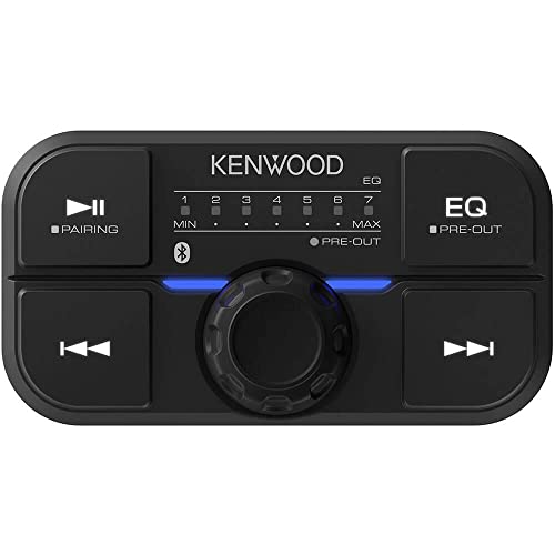 KENWOOD KAC-M5024BT Compact 4-Channel 600 Watt Car Amplifier with Bluetooth Streaming. Built for Marine, ATV and Powersport Applications. Waterproof, Dustproof, Rust Proof and Vibration Proof