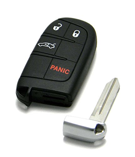 Mopar 4-Button with Trunk Release Smart Proximity Key Keyless Entry Remote Fob Compatible With Chrysler 200 (FCC ID: M3M-40821302 / P/N: 68155686)