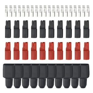 wmycongcong 10 pairs 30a battery quick disconnect power terminals connectors red black quick connector battery plug terminal modular power connectors set