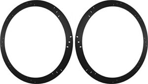 8″ subwoofer speaker spacers depth extender extending rings – 1/4″ thick – id: 7 1/8″ od: 8 7/8″ – 1 pair – ssk8 – stackable – perfect for framing fiberglass enclosures