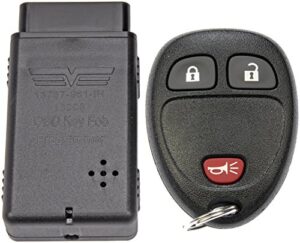 dorman 99161 keyless entry remote 3 button compatible with select chevrolet / gmc models (oe fix)