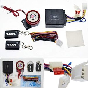 kyn 12v motorcycle bike anti-theft security alarm system motorbike scooter 125db remote dc