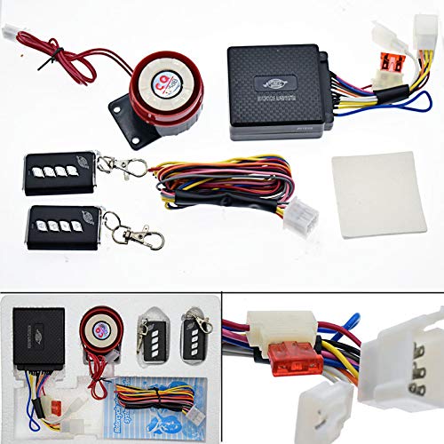 KYN 12V Motorcycle Bike Anti-Theft Security Alarm System Motorbike Scooter 125db Remote DC