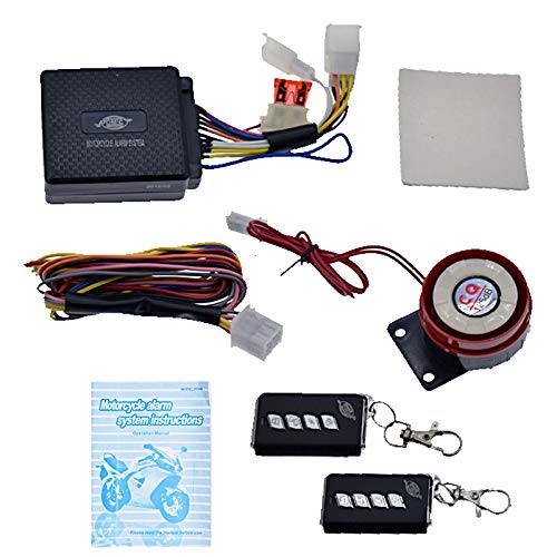 KYN 12V Motorcycle Bike Anti-Theft Security Alarm System Motorbike Scooter 125db Remote DC