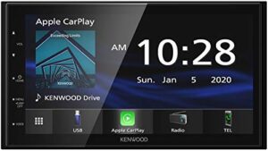 kenwood dmx47s 6.8″ capacitive touch screen digital multimedia receiver with apple carplay & android auto (does not play cds)