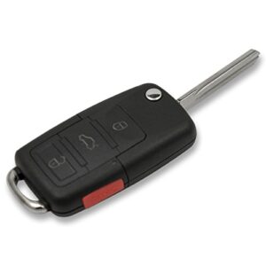 Keyless2Go Replacement for Keyless Entry Flip Car Key Vehicles That Use FCC KBRASTU15 and NI04T