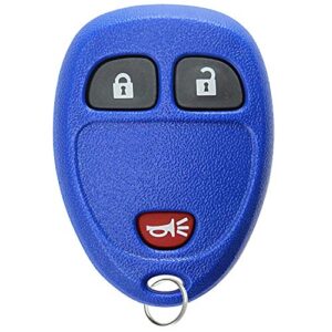 keyless entry remote navy key fob for buick chevrolet pontiac saturn (15777636, kobgt04a)