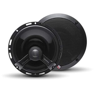 rockford fosgate t1650 power 6.5″ 2-way coaxial full range speakers – black (pair)