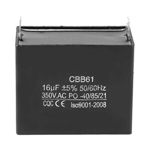 cbb61 capacitor, motor starting capacitor 350v ac 16uf 50/60hz motor running capacitor generator cbb61 cqc capacitor