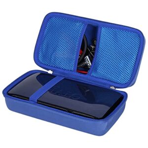 khanka hard travel case replacement for halo bolt 58830/57720 / air 58830 / acdc max 55500 mwh portable emergency power kit, portable phone laptop charger, case only (blue)