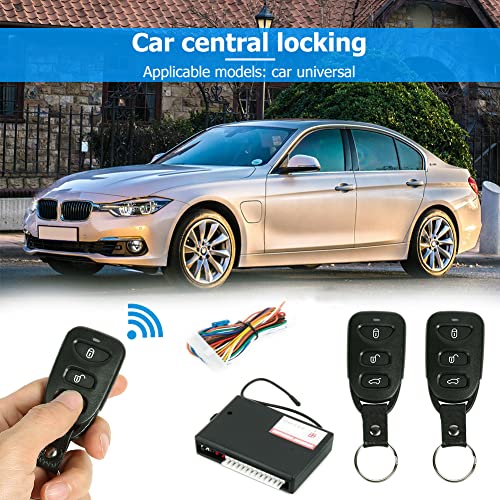 Maizoon Car Central Control Lock Set Switch Black with Tail Box Including 1 Host Cable 1 LED Indicator 2 Remote Controls with Product Instruction Manual General Model