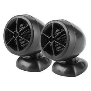 Yctze Car Tweeter 1200W 12V Tweeter Mini Horn Music Dome Loudspeaker for Car Audio System(Black) for tweeters for car Audio Competition tweeters for car Audio Tweeter Speakers for car Audio tweeters