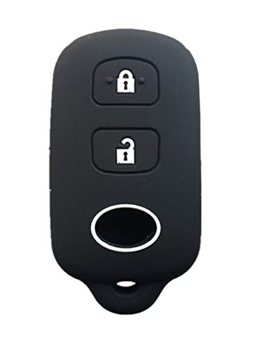 Rpkey Silicone Keyless Entry Remote Control Key Fob Cover Case protector Replacement Fit For Scion xA xB Toyota Celica Echo FJ Cruiser Highlander Prius RAV4 Tacoma Tundra Yaris HYQ12BBX HYQ12BAN