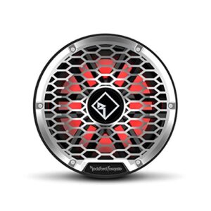 Rockford Fosgate M2D4-10IB Color Optix 10" DVC 4-Ohm Infinite Baffle Multicolor LED Lighted Marine Subwoofer - Black/Stainless