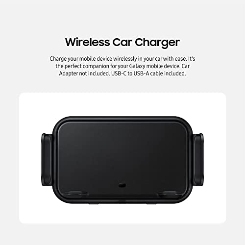 SAMSUNG Wireless Car Charger Fast Charge (2022), Universally Compatible with Qi Enabled Phones in Vehicle - Retail Packaging - Black