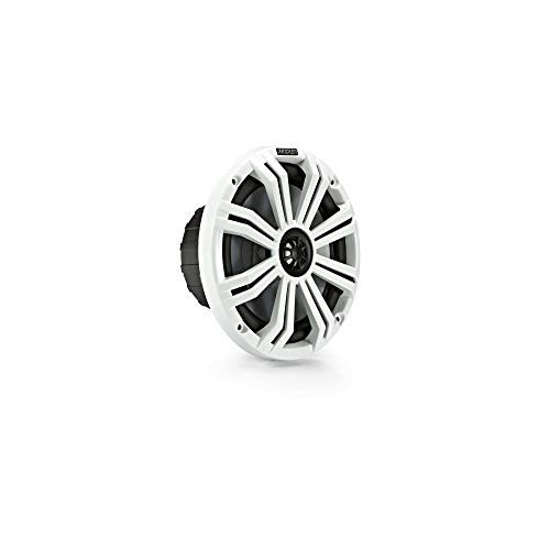 KICKER 8" White Marine LED Speakers - 1-Pair of OEM Replacement Speakers