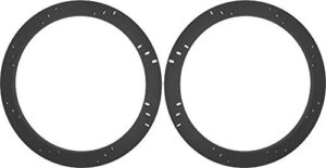 8″ subwoofer speaker spacers depth extender extending rings – 1/2″ thick – id: 7 1/8″ od: 8 7/8″ – 1 pair – ssk8k – stackable – perfect for framing fiberglass enclosures