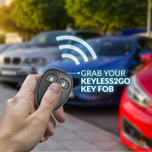 Keyless2Go Replacement for New Keyless Entry Remote Car Key Fob for Select Malibu Cobalt Lacrosse Grand Prix G5 G6 Models That use 15252034 KOBGT04A Remote