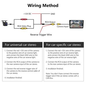 2022 Eonon A0125 Backup Camera Wide Angle 140° Waterproof Rearview Compatible with All Eonon Car Stereos: X20, Q03PRO, Q80PRO, Q53PRO, Q65PRO, Q63PRO, Q51PRO, Q50PRO, Q67PRO, Q98PRO, R03, R53, R80