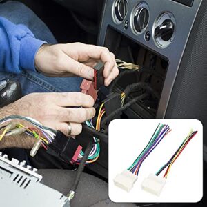 X AUTOHAUX 70-7304 Car Stereo CD Player Wiring Harness Set Wire Radio Adapter for Hyundai Elantra 2011-2018