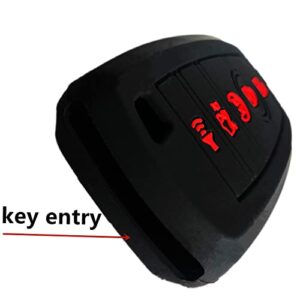 Silicone Key Fob Cover for 2018-2021 Ford Bronco Mustang Fusion Raptor F250 F350 F450 F550 Edge Explorer Expedition M3N-A2C93142600
