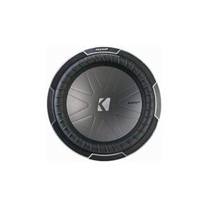 KICKER CompQ12 Q-Class 12-Inch (30cm) Subwoofer, Dual Voice Coil 4-Ohm